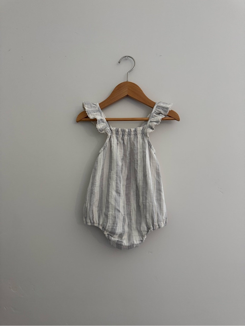 Quincy Mae Striped Bubble Romper